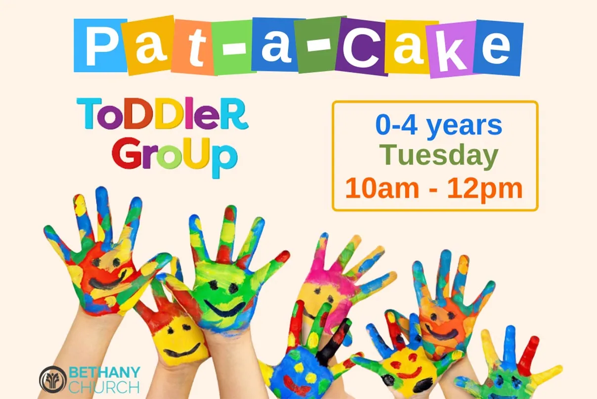 Pat-a-cake-Poster- Pat-a-cake toddlers group