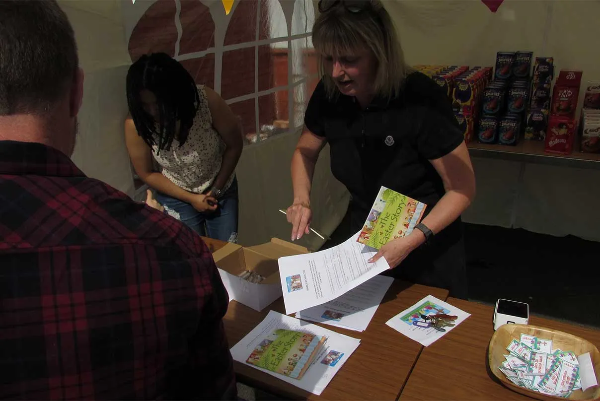 Prizes for winners at Bethany Easter event
