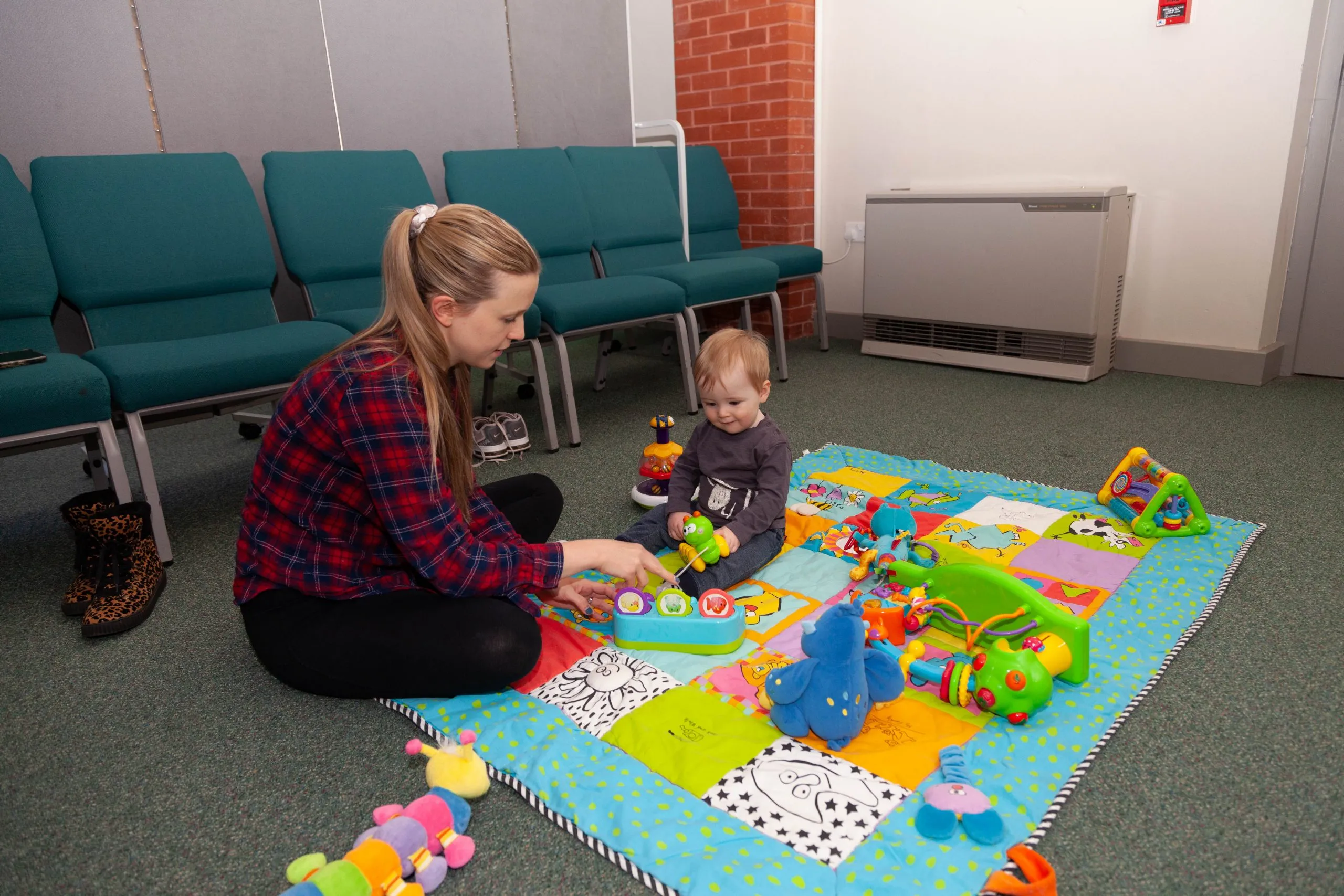 Fully staffed and equipped play group at Bethany Church Gatley