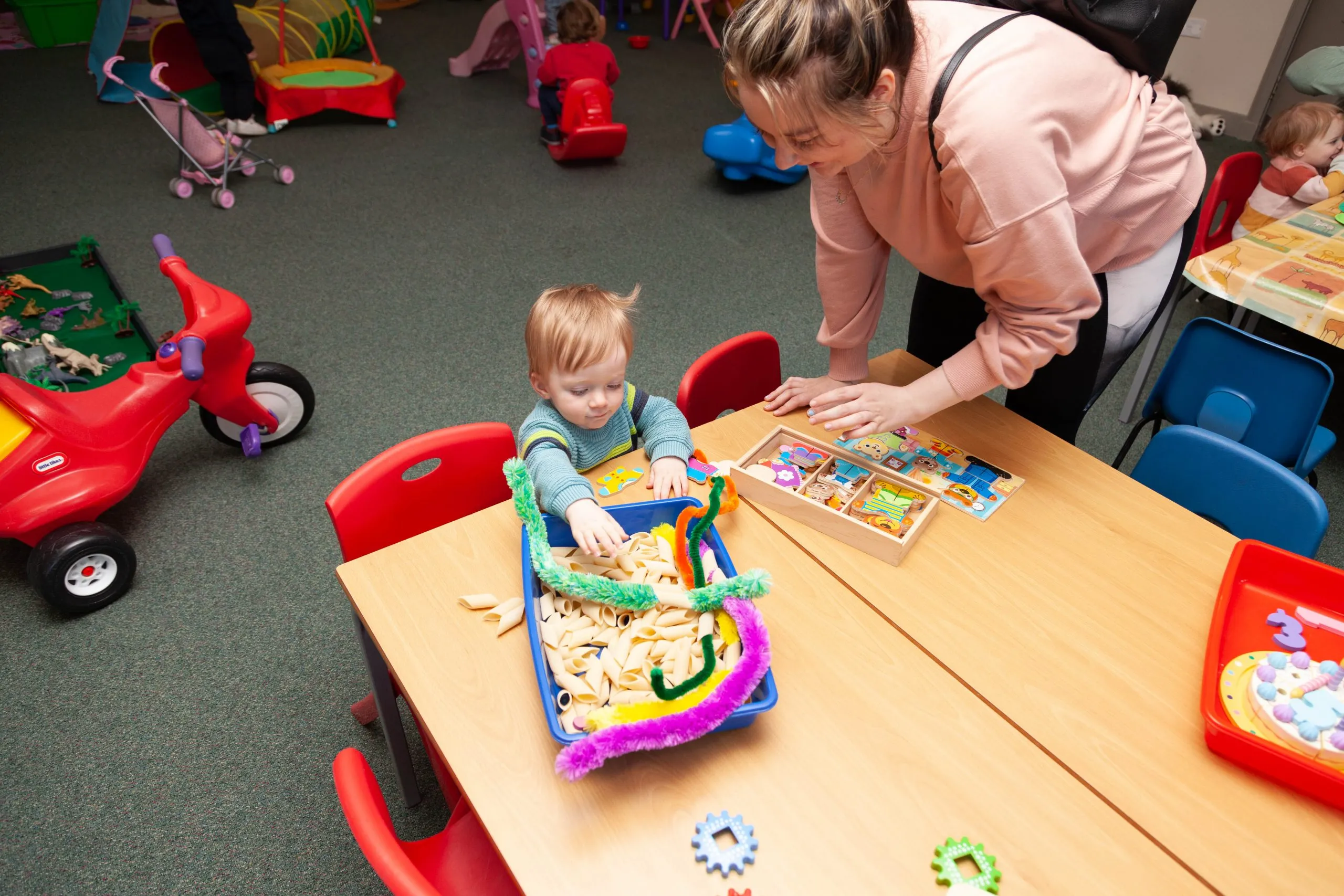 Mums interacting with Toddlers