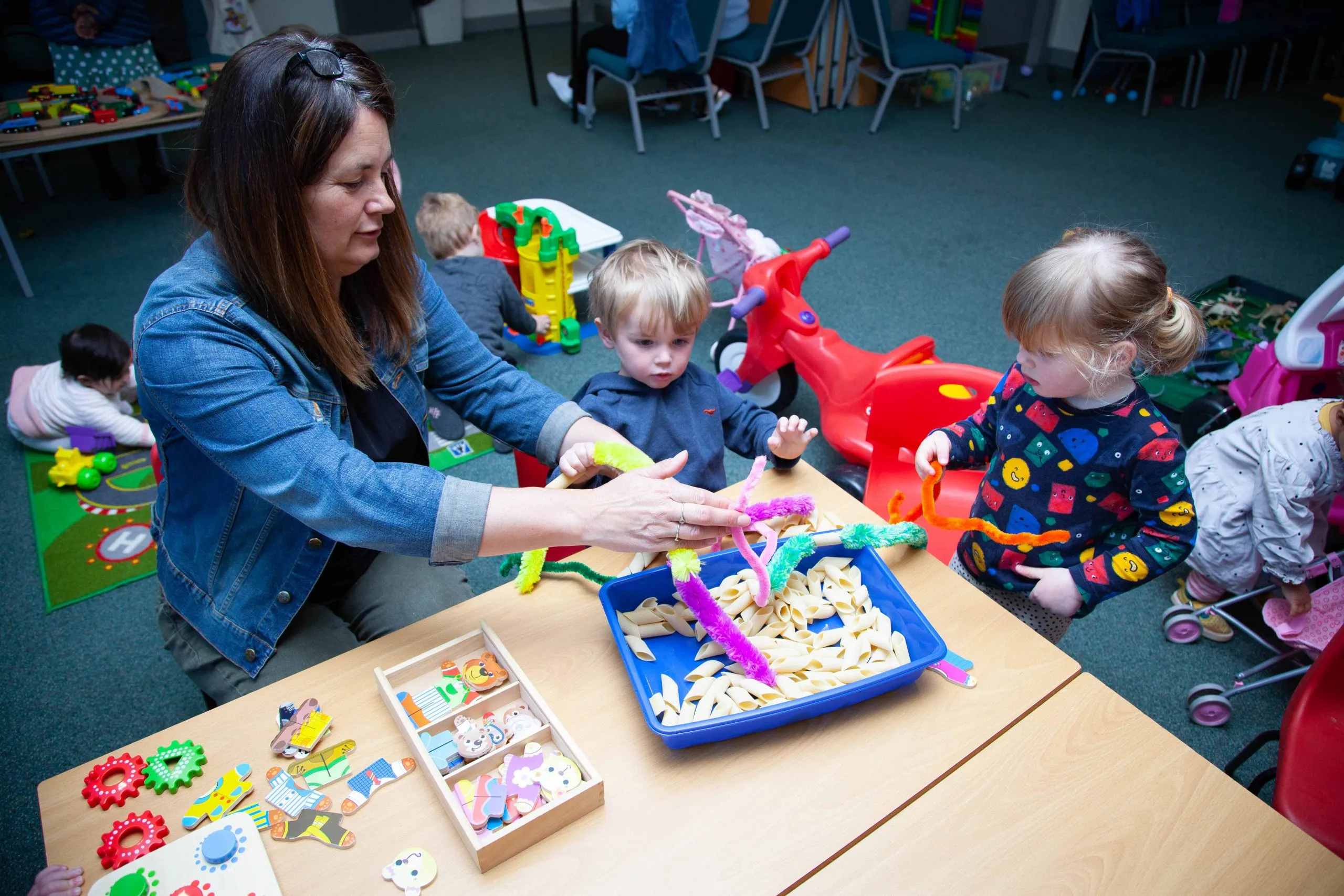 Patacake preschool group Tuesday mornings at Bethany Church Gatley