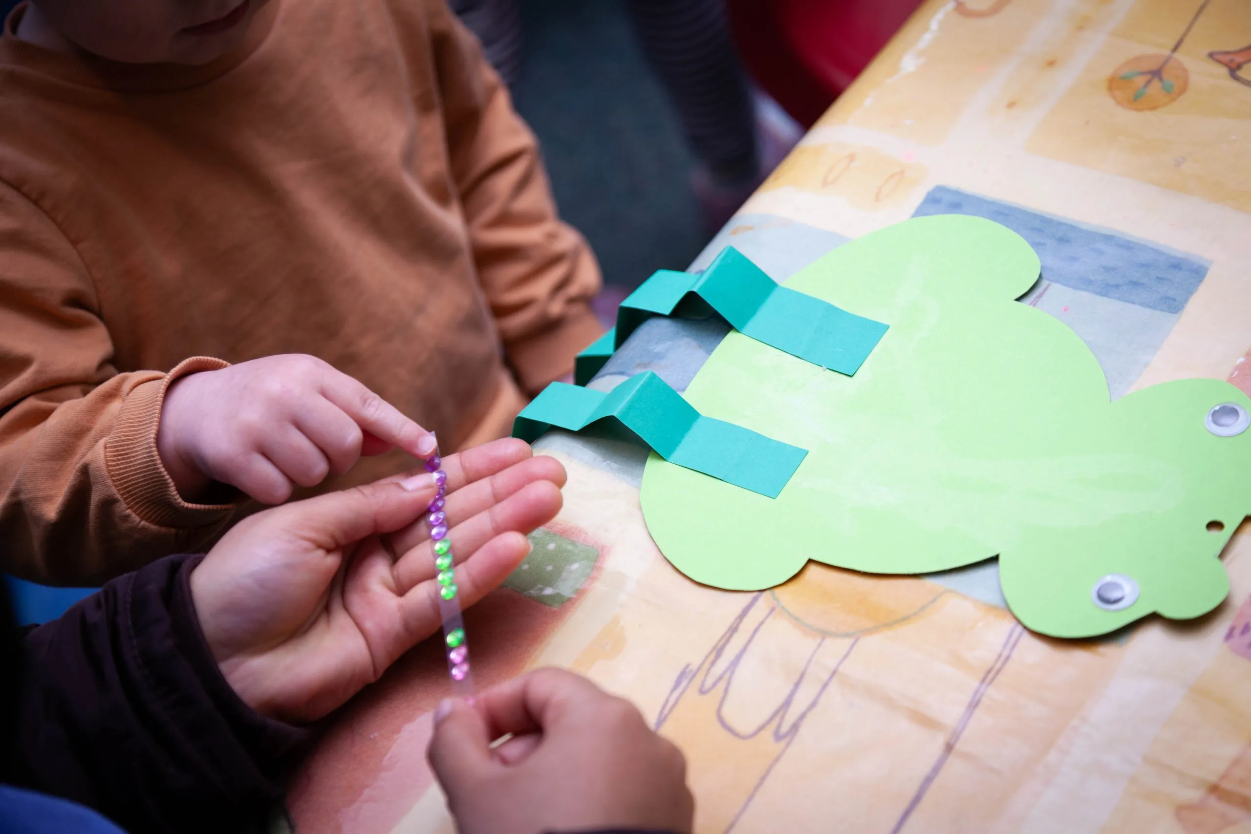 Craft activities at Bethany preschool group