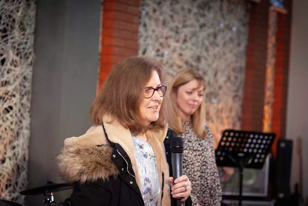 Sunday service at Bethany Church