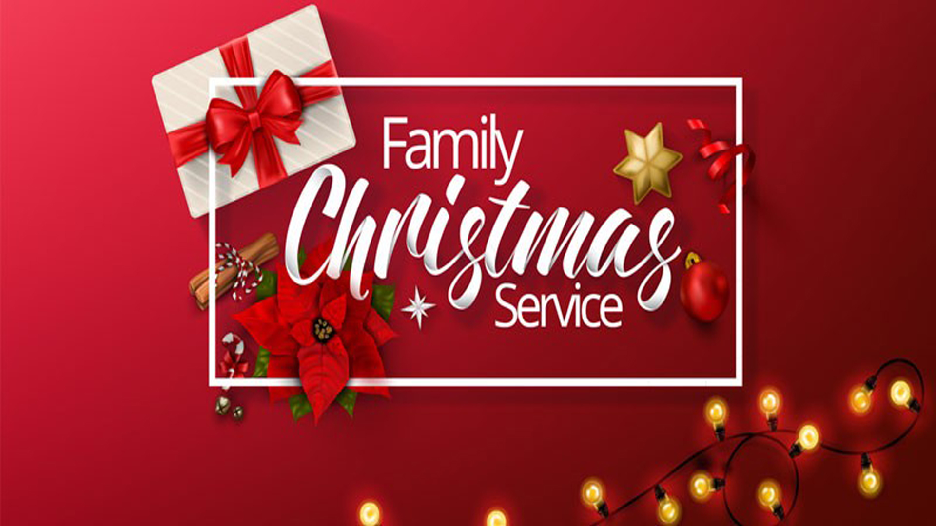 Christmas family carol service at Bethany Church