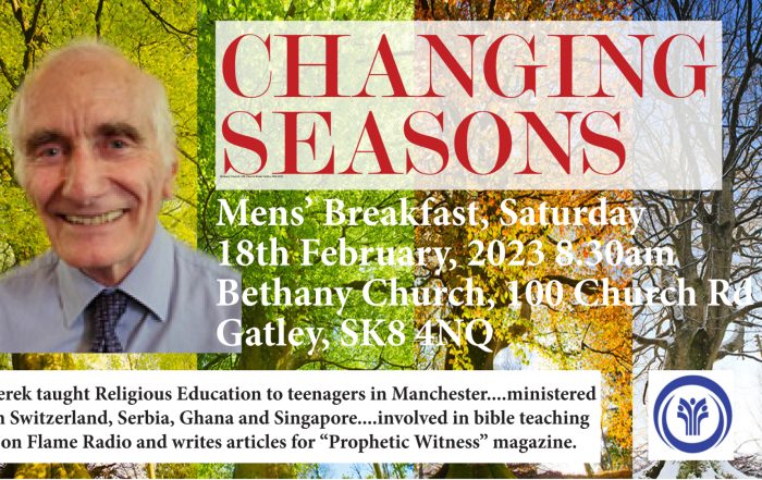 Bethany Church Mens meeting February 2023