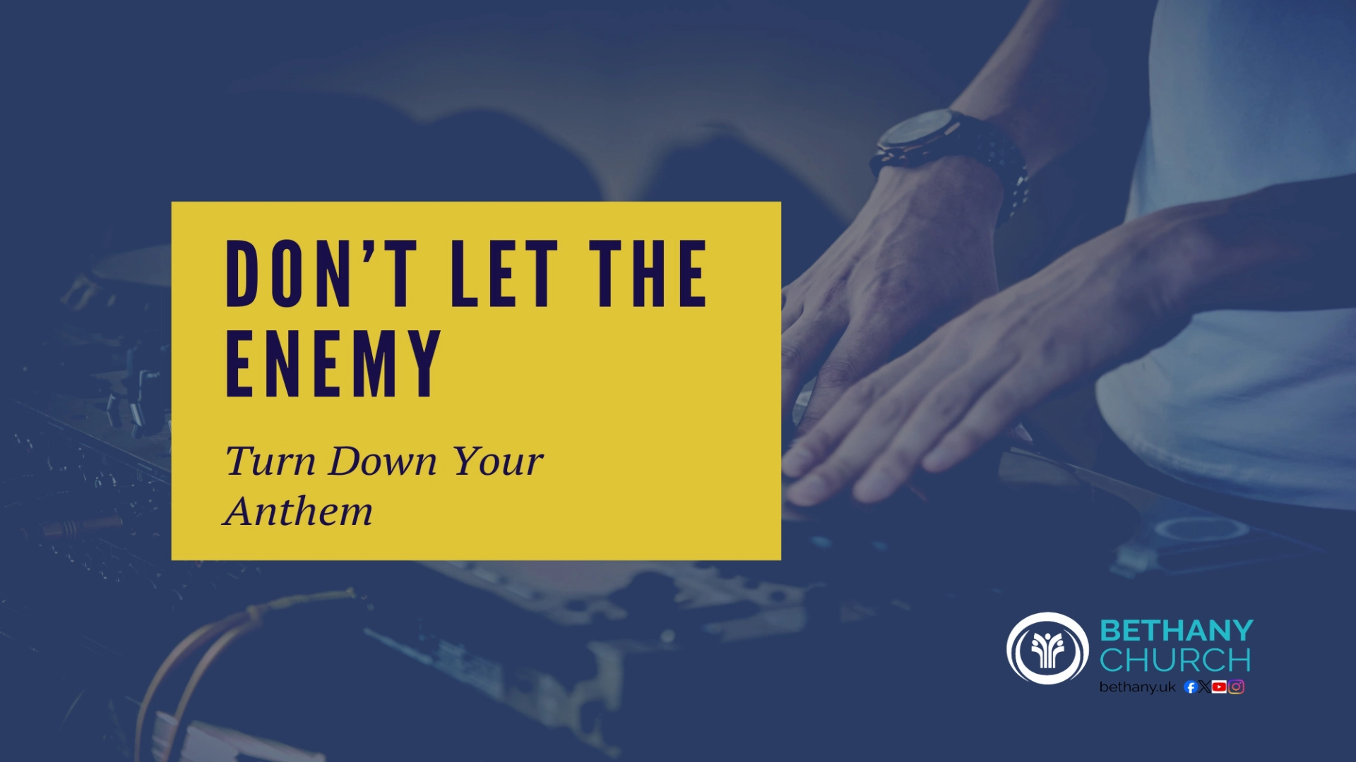 Don’t Let the Enemy Turn Down Your Anthem