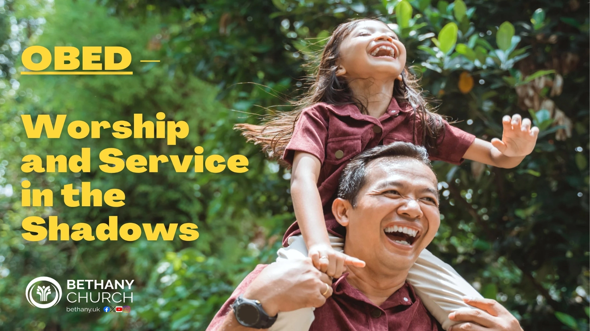 Obed – Worship and Service in the Shadows