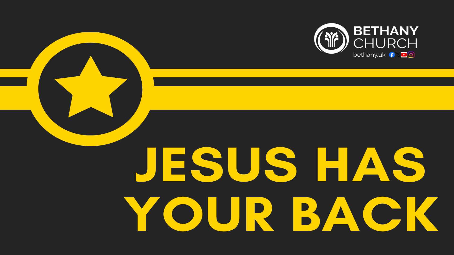 Jesus Has Your Back