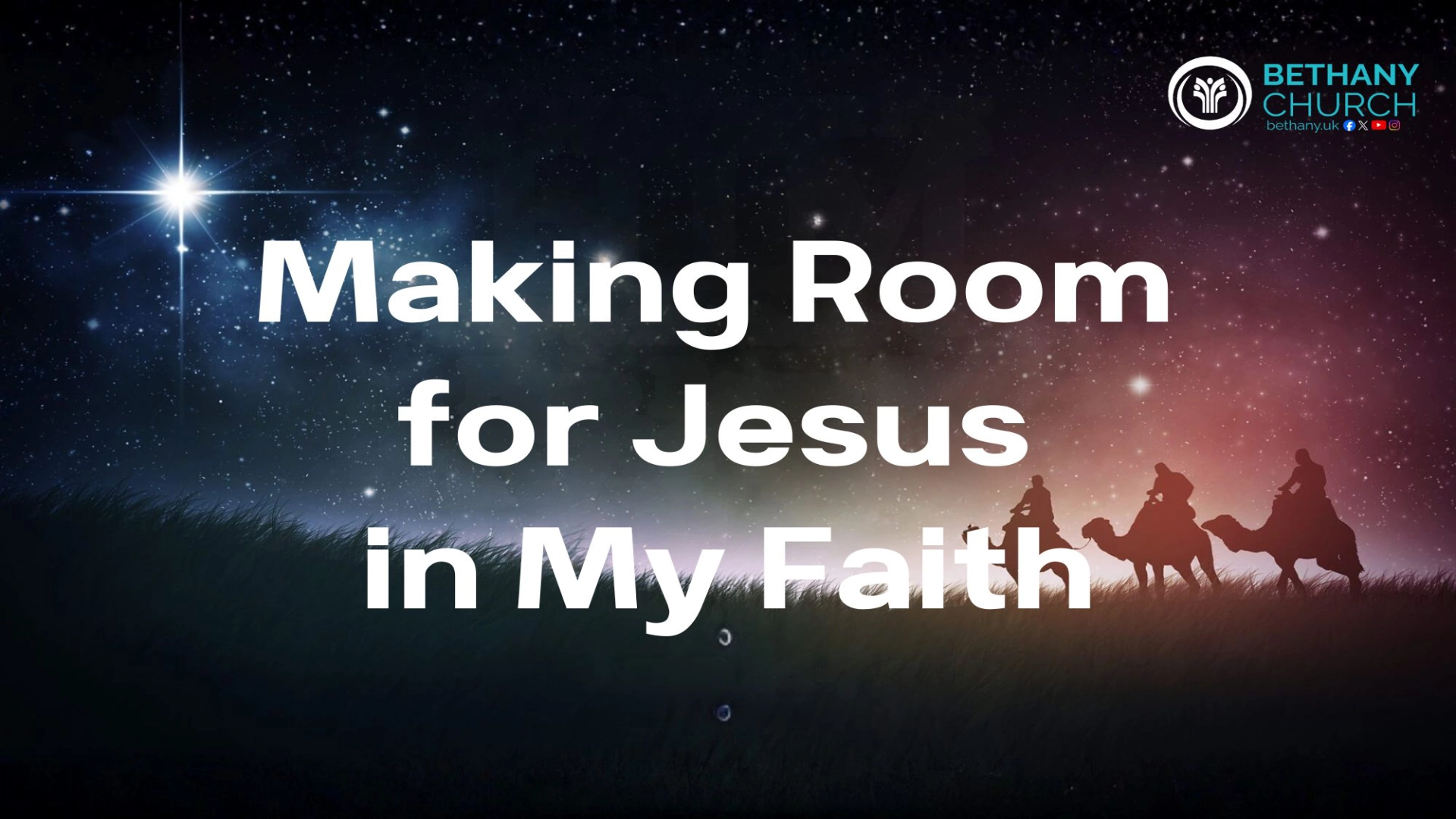 Making Room for Jesus in My Faith
