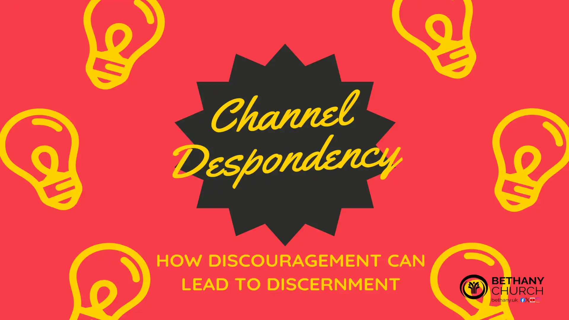 Channel Despondency – How Discouragement Can Lead to Discernment