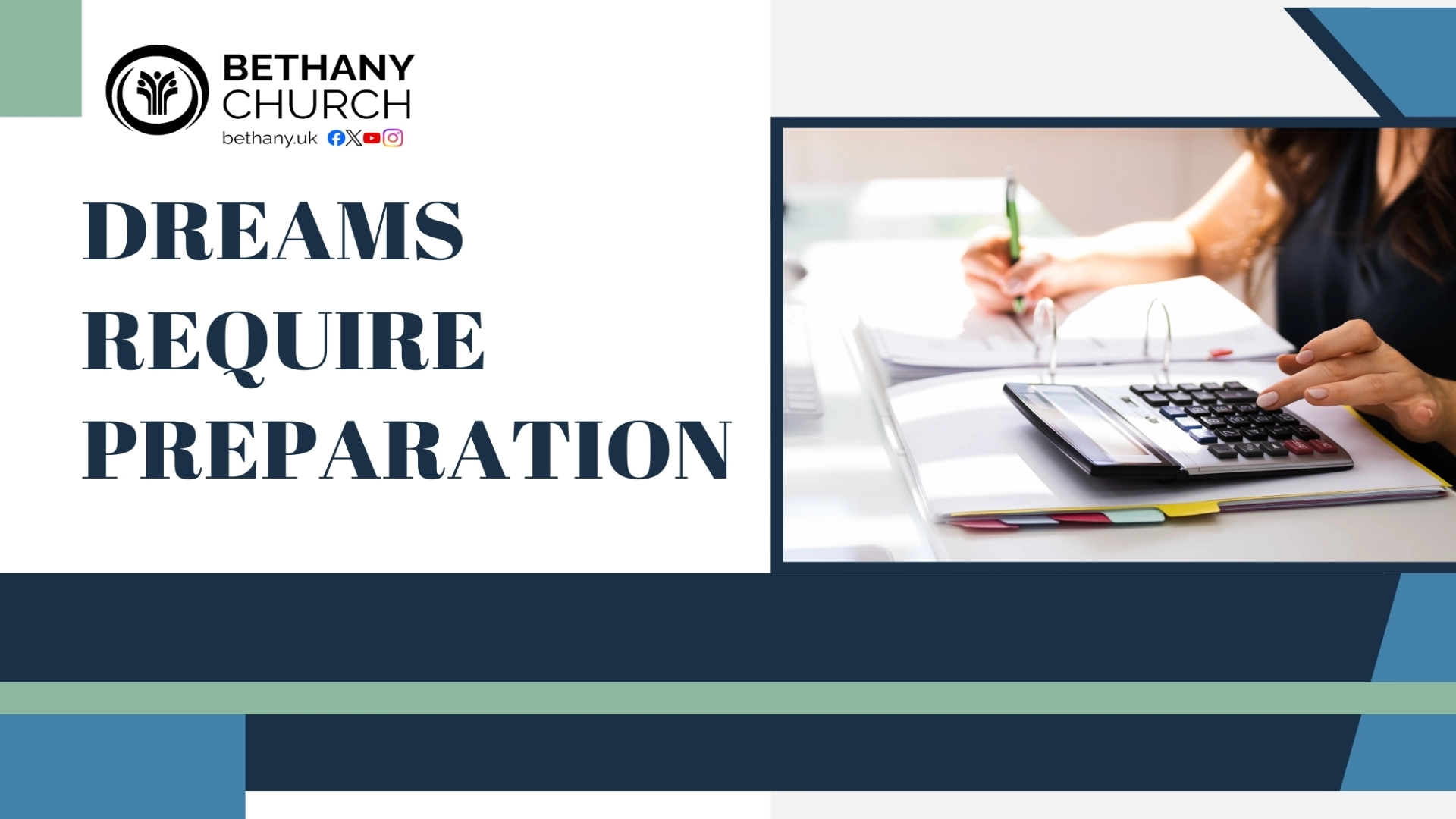 dreams require preparation