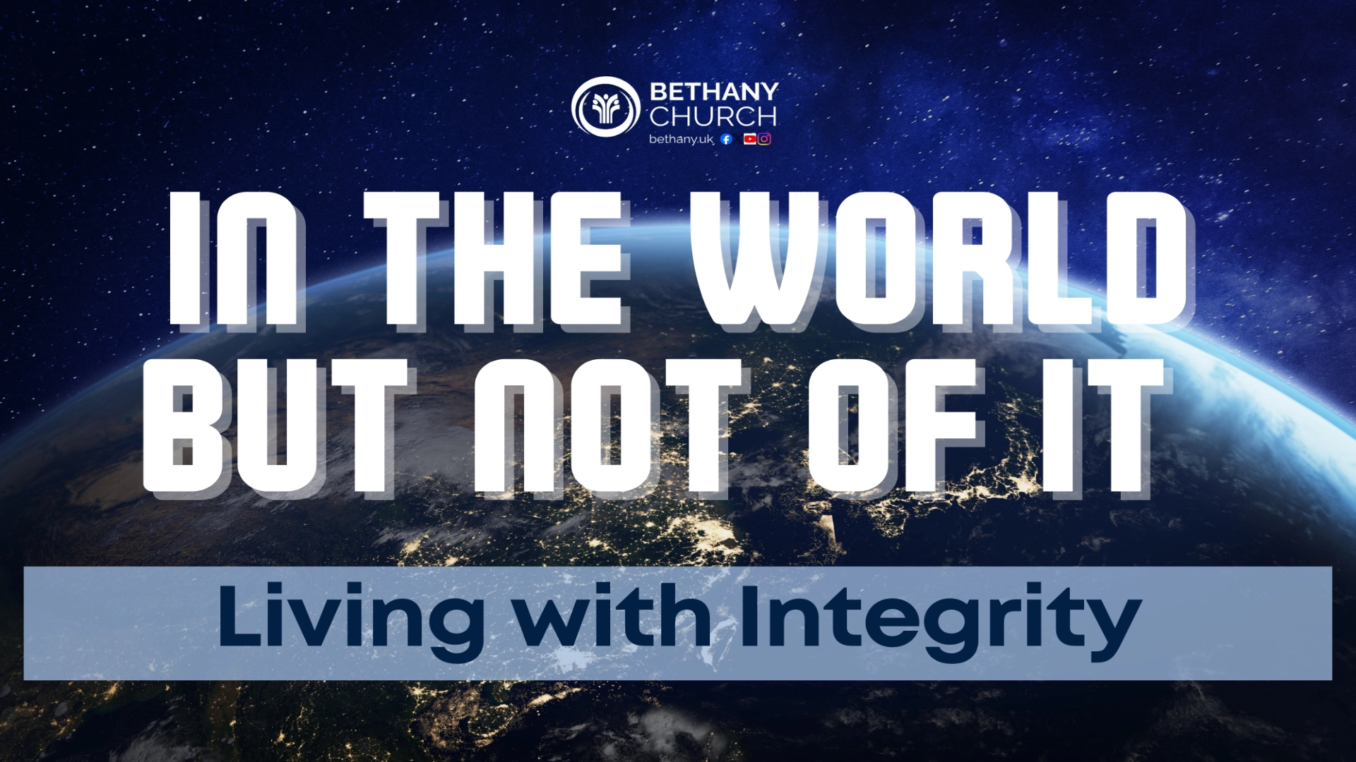 In the World but Not of It – Living with Integrity