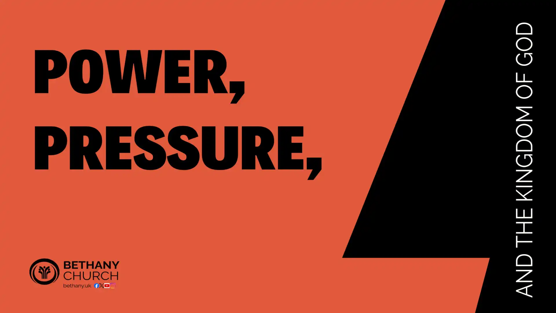 Power, Pressure, and the Kingdom of God