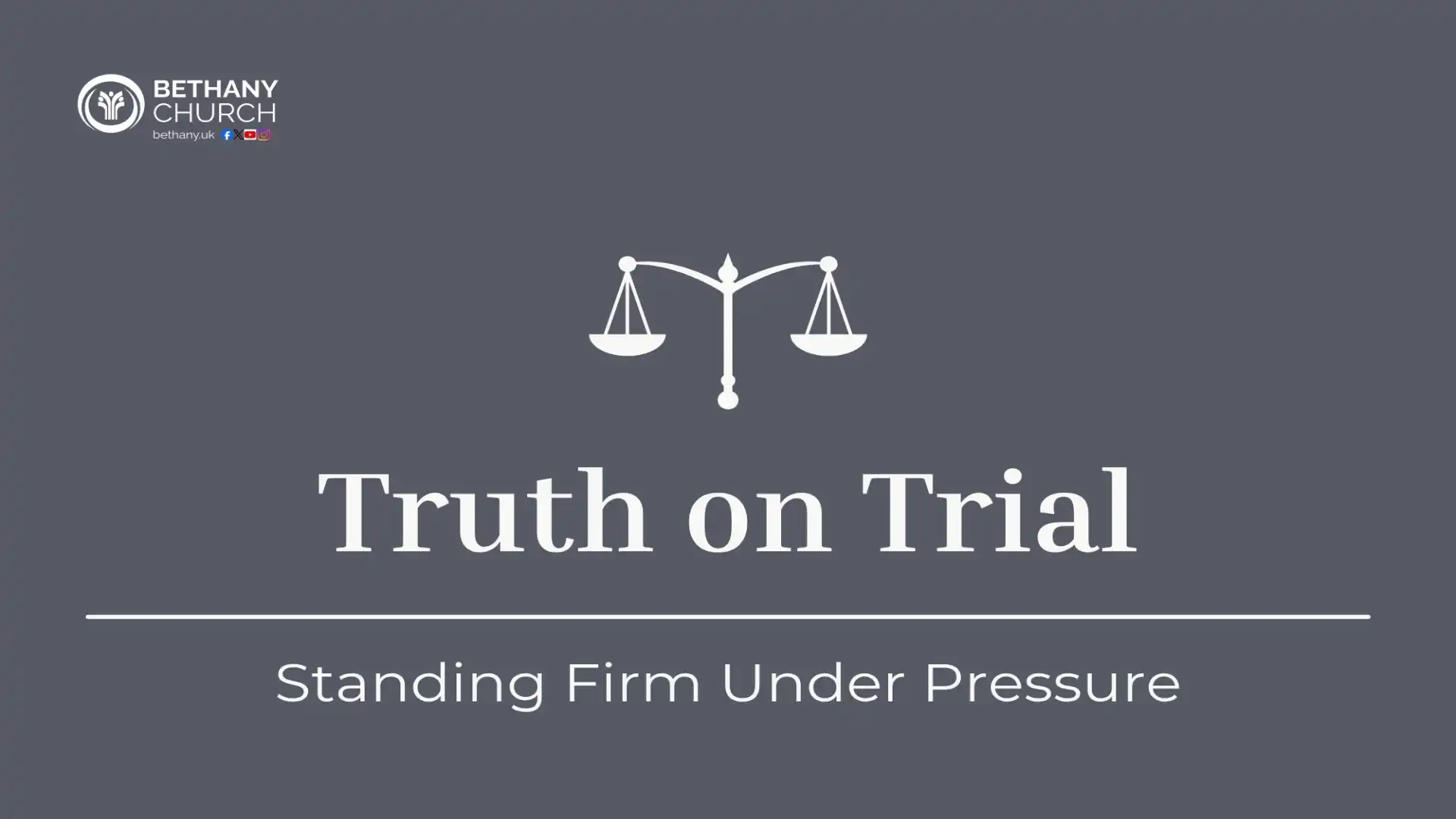 Truth on Trial – Standing Firm Under Pressure